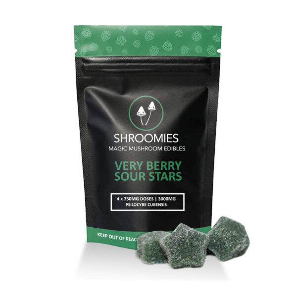 Shroomies Very Berry Sour Stars