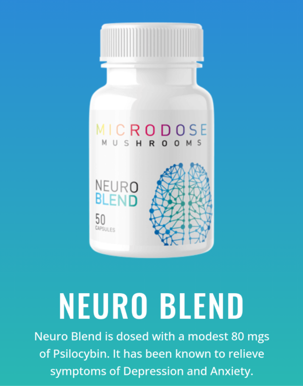 microdose mushrooms neuro blend 50-capsules